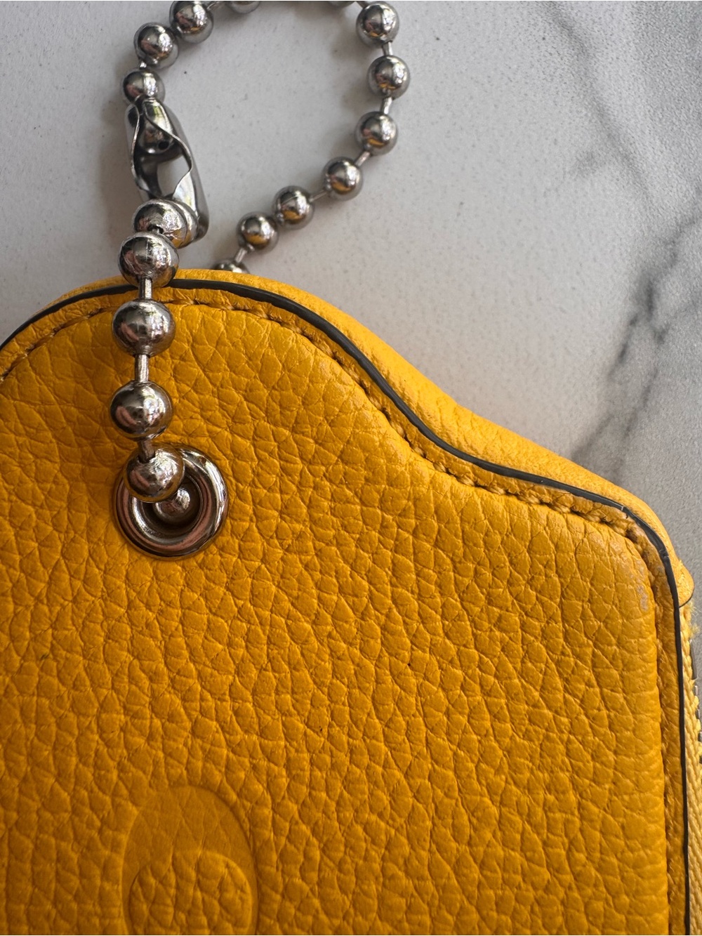 Coach Yellow Leather Multifunction XL Hangtag Wallet - Picture 5 of 8